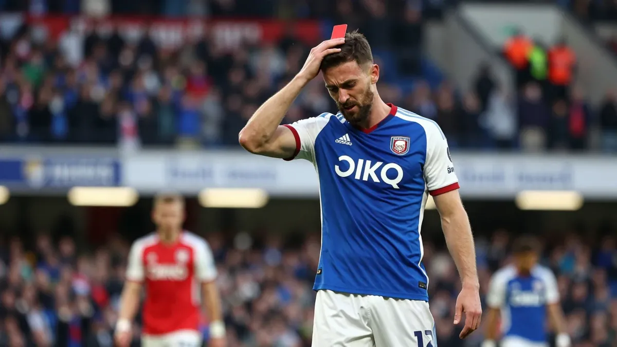 Millwall Football Club star's red card sparks debate